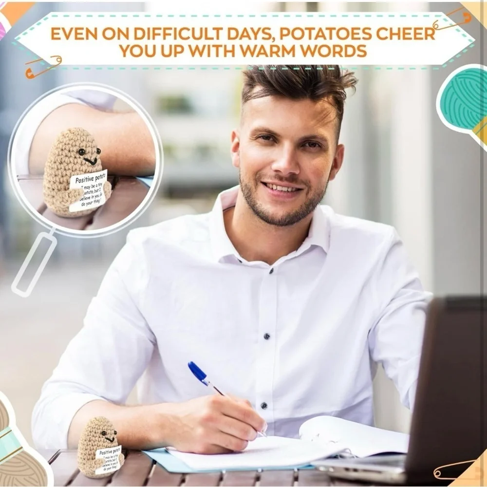 Positively Adorable New Crochet Potato: Your Tiny Companion for Joy & Motivation